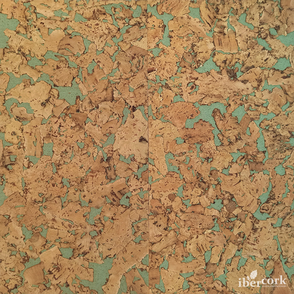 Пробковое настенное покрытие в пластинах EasyCork Кориа лима